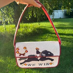 Staud We Win Tommy Beaded Bag